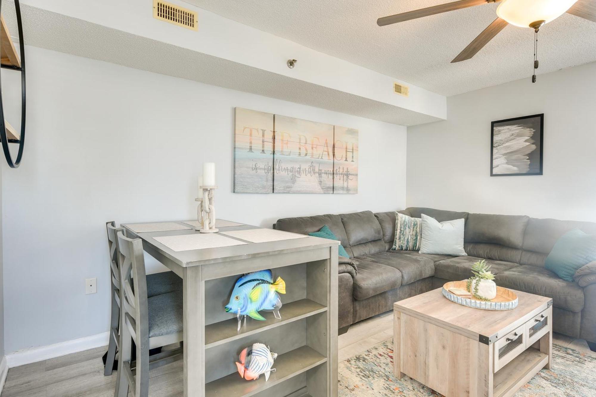 Oceanfront North Myrtle Beach Condo With Indoor Pool 외부 사진