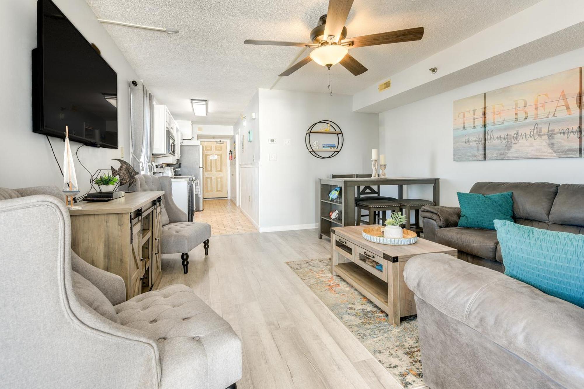 Oceanfront North Myrtle Beach Condo With Indoor Pool 외부 사진